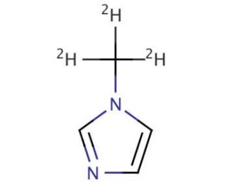 1-Methyl-d3-imidazole (CAS 16650-76-3) - chemical structure image