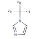 1-Methyl-d3-imidazole (CAS 16650-76-3) - chemical structure image