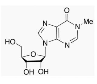 1-Methyl-Inosine (CAS 2140-73-0) - chemical structure image