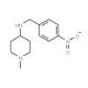 1-methyl-N-(4-nitrobenzyl)piperidin-4-amine (CAS 1096348-43-4) - chemical structure image