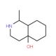 1-Methyl-octahydro-isoquinolin-4a-ol - chemical structure image
