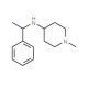 (1-Methyl-piperidin-4-yl)-(1-phenyl-ethyl)-amine - chemical structure image