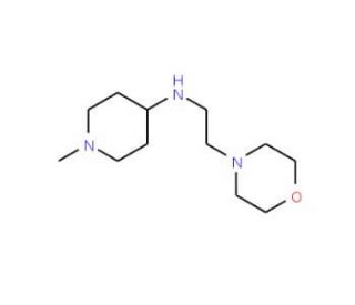 (1-Methyl-piperidin-4-yl)-(2-morpholin-4-yl-ethyl)-amine - chemical structure image