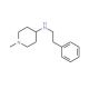 (1-Methyl-piperidin-4-yl)-phenethyl-amine (CAS 30508-81-7) - chemical structure image