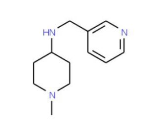 (1-Methyl-piperidin-4-yl)-pyridin-3-ylmethyl-amine (CAS 626217-79-6) - chemical structure image
