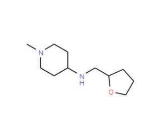 (1-Methyl-piperidin-4-yl)-(tetrahydro-furan-2-yl-methyl)-amine (CAS 416869-66-4) - chemical structure image
