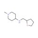 (1-Methyl-piperidin-4-yl)-(tetrahydro-furan-2-yl-methyl)-amine (CAS 416869-66-4) - chemical structure image