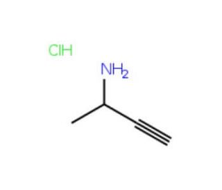 1-Methyl-prop-2-ynylamine hydrochloride (CAS 30389-17-4) - chemical structure image