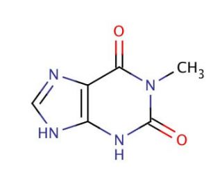 1-Methyl Xanthine (CAS 6136-37-4) - chemical structure image