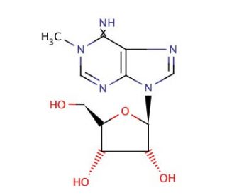 1-Methyladenosine (CAS 15763-06-1) - chemical structure image