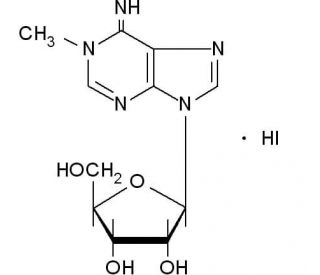 1-Methyladenosine hydriodide (CAS 34308-25-3) - chemical structure image