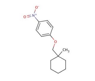 (1-Methylcyclohexanyl)methyl-4-nitrophenyl Ether (CAS 85002-76-2) - chemical structure image