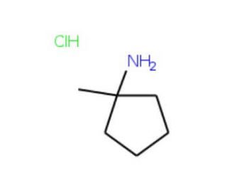 1-methylcyclopentan-1-amine hydrochloride (CAS 102014-58-4) - chemical structure image