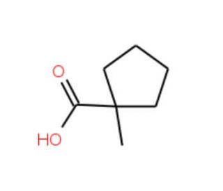 1-methylcyclopentanecarboxylic acid (CAS 5217-05-0) - chemical structure image