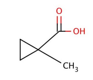 1-Methylcyclopropanecarboxylic acid (CAS 6914-76-7) - chemical structure image
