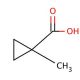 1-Methylcyclopropanecarboxylic acid (CAS 6914-76-7) - chemical structure image