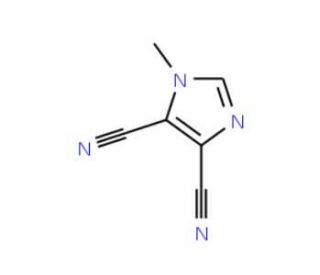 1-Methylimidazole-4,5-dicarbonitrile (CAS 19485-35-9) - chemical structure image