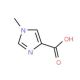 1-Methylimidazole-4-carboxylic acid (CAS 41716-18-1) - chemical structure image