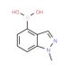 1-Methylindazol-4-boronic acid (CAS 1001907-60-3) - chemical structure image