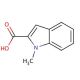 1-Methylindole-2-carboxylic acid (CAS 16136-58-6) - chemical structure image