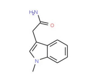 1-Methylindole-3-acetamide (CAS 150114-41-3) - chemical structure image