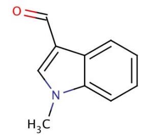 1-Methylindole-3-carboxaldehyde (CAS 19012-03-4) - chemical structure image