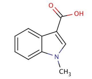 1-Methylindole-3-carboxylic acid (CAS 32387-21-6) - chemical structure image