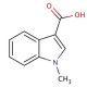 1-Methylindole-3-carboxylic acid (CAS 32387-21-6) - chemical structure image