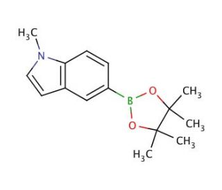 1-Methylindole-5-boronic acid pinacol ester (CAS 837392-62-8) - chemical structure image