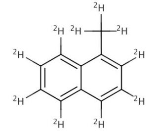 1-Methylnaphthalene-d10 (CAS 38072-94-5) - chemical structure image