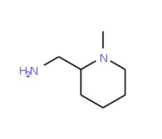 (1-methylpiperidin-2-yl)methylamine (CAS 5298-72-6) - chemical structure image