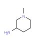1-Methylpiperidin-3-amine (CAS 42389-57-1) - chemical structure image