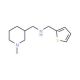 [(1-Methylpiperidin-3-yl)methyl]-(2-thienyl-methyl)amine - chemical structure image