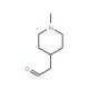 (1-Methylpiperidin-4-yl)acetaldehyde (CAS 10333-64-9) - chemical structure image