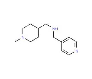 [(1-Methylpiperidin-4-yl)methyl]-(pyridin-4-ylmethyl)amine - chemical structure image