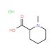 1-Methylpiperidine-2-carboxylic acid hydrochloride (CAS 25271-35-6) - chemical structure image