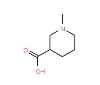 1-Methylpiperidine-3-carboxylic acid (CAS 5657-70-5) - chemical structure image