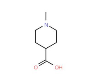 1-Methylpiperidine-4-carboxylic acid (CAS 68947-43-3) - chemical structure image