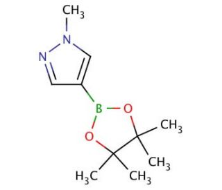 1-Methylpyrazole-4-boronic acid pinacol ester (CAS 761446-44-0) - chemical structure image