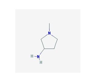 1-Methylpyrrolidin-3-amine (CAS 13220-27-4) - chemical structure image