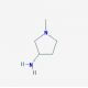 1-Methylpyrrolidin-3-amine (CAS 13220-27-4) - chemical structure image
