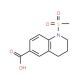 1-(methylsulfonyl)-1,2,3,4-tetrahydroquinoline-6-carboxylic acid - chemical structure image