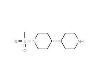1-(Methylsulfonyl)-4,4&prime;-bipiperidine - chemical structure image