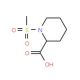 1-(methylsulfonyl)piperidine-2-carboxylic acid (CAS 1008975-54-9) - chemical structure image
