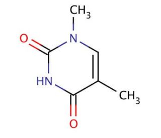 1-Methylthymine (CAS 4160-72-9) - chemical structure image