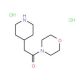 1-Morpholin-4-yl-2-piperidin-4-yl-ethanone dihydrochloride - chemical structure image