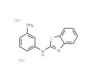 1-N-(1,3-benzothiazol-2-yl)benzene-1,3-diamine dihydrochloride - chemical structure image