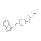 1-N-(3′-Indole)ethyl-4-Boc-aminopiperidine (CAS 886362-25-0) - chemical structure image
