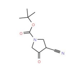 1-N-Boc-3-cyanopyrrolidin-4-one (CAS 175463-32-8) - chemical structure image