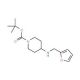 1-N-Boc-4-(2-furfurylmethylamino)piperidine (CAS 883516-51-6) - chemical structure image